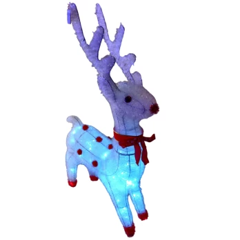 LED dekoracija 3D šviečiantis elnias 103cm
