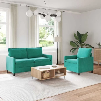 Sofa Sofos komplektas 2 pcs Turkio Aksomas