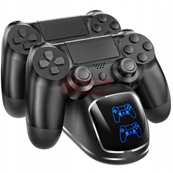 Projektorius Dviguba įkrovimo stotelė PS4/PS4 Slim/PS4 Pro pultams