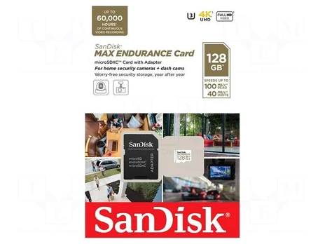 Memory card | to video recorders | microSDXC | R: 100MB/s | W: 40MB/s