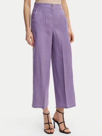Marella Medžiaginės kelnės Clava 2615131182 Violetinė Regular Fit