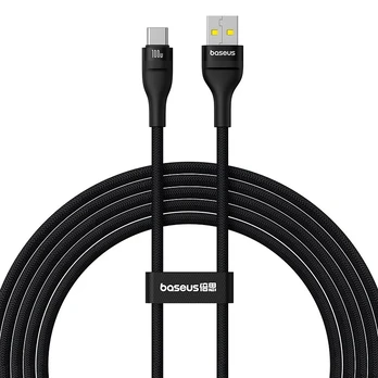 Baseus Flash 2 USB-A | USB-C cable 100W 2 m - juodas