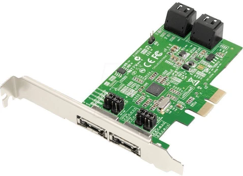 Dawicontrol DC-624E RAID RAID valdiklis PCI Express x2 2.0