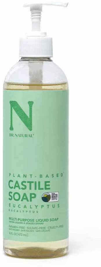 Skystas muilas Dr. Natural Castile Liquid Eucalyptus, 473 ml