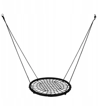 Sūpynės "bocianie gniazdo" 100cm pintos lynai