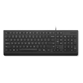 Klaviatūra Lenovo Keyboard Essential Keyboard Wired Lithuanian Black