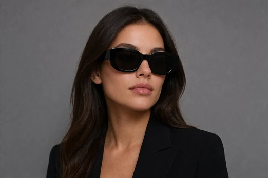 Akiniai nuo saulės, unisex, juodi