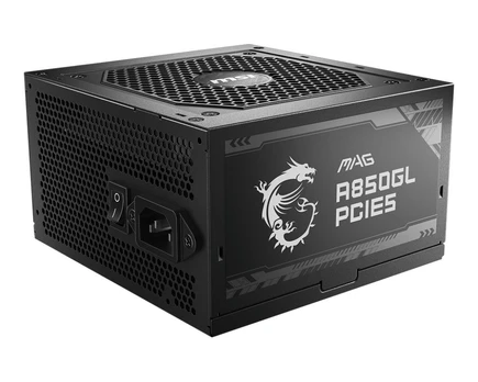 MSI MAG A850GL PCIE5 maitinimo blokas 850 W 20+4 pin ATX ATX Juoda