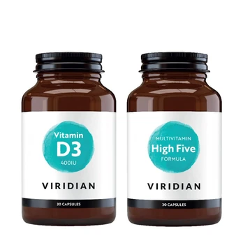 Viridian vitaminai JAM „Multivitaminai + vitaminas D“