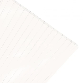 Kanalinis polikarbonatas Opal 10 mm (baltas) - 1,05 m - 6 m