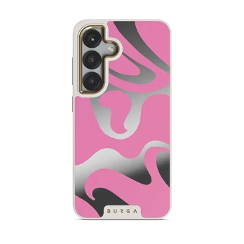Ride The Wave - Samsung Galaxy S25 Case, Elite Mirror Light (Magnetic) / Gold