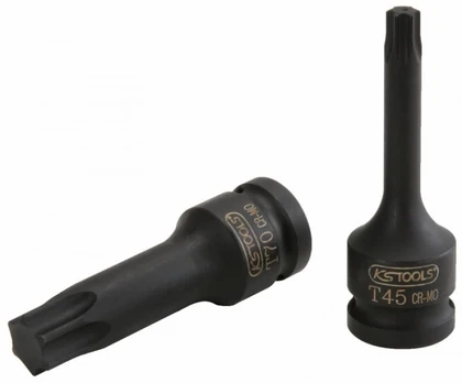 Smūginė galvutė antgalis 1/2" ilga TX50, KS Tools