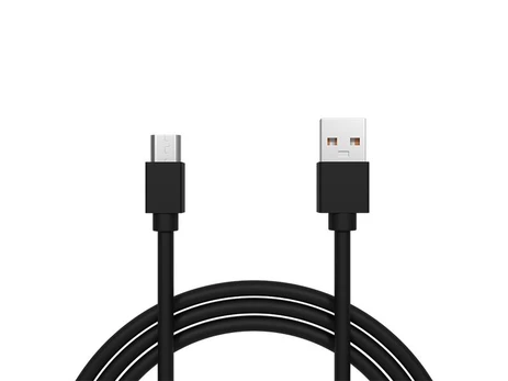 Blow USB A – micro B jungtis 1.0 m juoda HQ