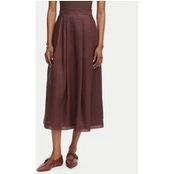 Marella Trapecijos formos sijonas Gettito 2613101042 Ruda Regular Fit