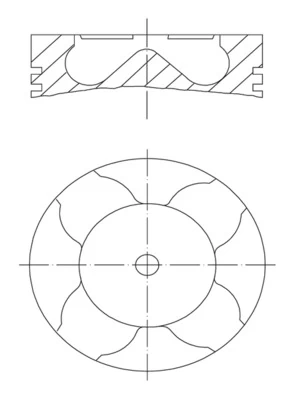 stūmoklis 007 PI 00163 000