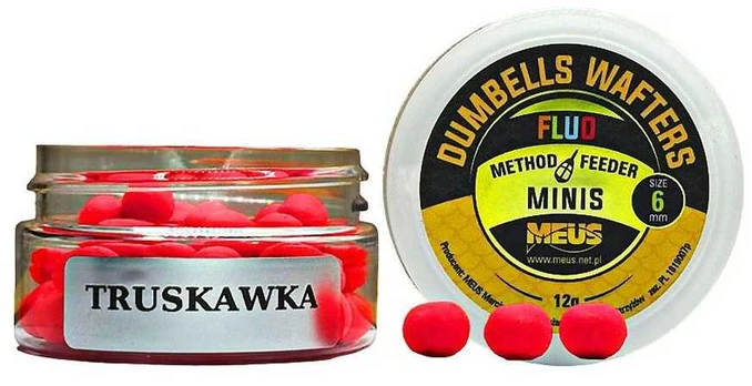 Meus Dumbells Wafters Minis 6mm - Strawberry