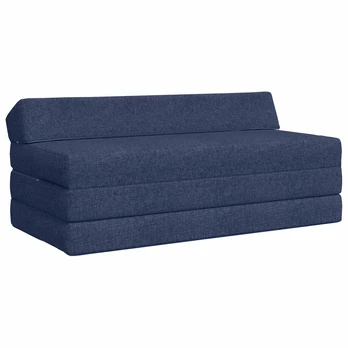 Sofa Sulankstomas Sofos Lova Mėlyna 120 x 60 x 49 cm Audinys