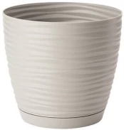 Vazonas Form Plastic Sahara 118067, plastikinis, Ø 15 cm, pilkas kaina