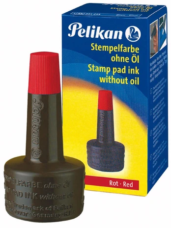 Tušas antspaudams 28 ml, raudonas