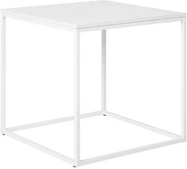 Šoninis stalas - Vita - 45x45x45 cm - Balta