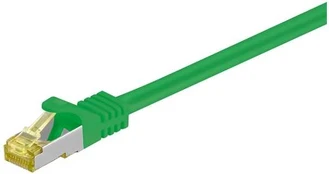 Goobay S/FTP CU Cable Cat7. RJ45 Plug. Žalias. 0.5m