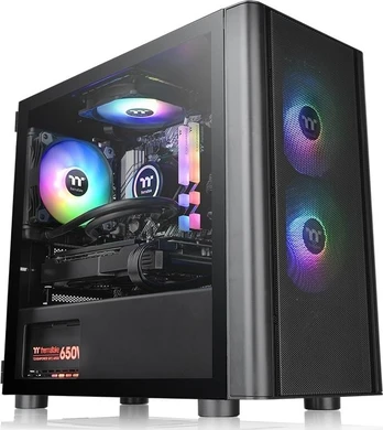 Thermaltake V150 ARGB B reeze Tempered Glass