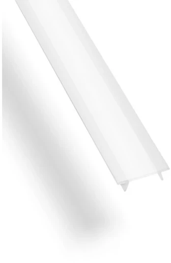 Transparent flat cover for GLAX 2m LED profile