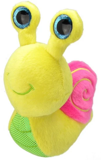 Pliušinis žaislas Wild Planet Snail, įvairių spalvų, 15 cm