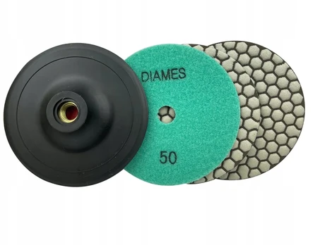 Diames poliravimo diskas sausam gresui 125 3 vnt. #50 laikiklis M14