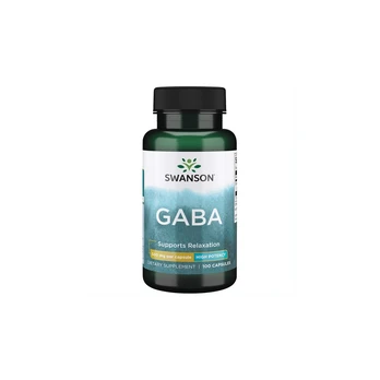 SWANSON GABA, 500 mg, 100 kapsulių