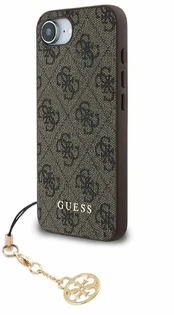 Dėklas Guess 4G Charm Case for iPhone 16e Tone on Tone Brown