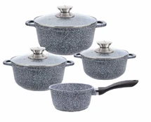 Set mit 4 Marmortöpfen Edel Hoff EH7703 kaina