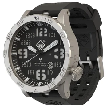 Hazard 4 Heavy Water Diver BlackTie A Black/Silver Nardymo laikrodis