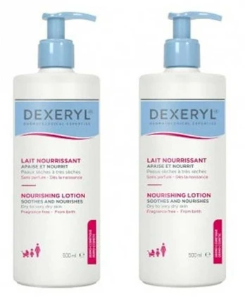Ducray Dexeryl Duo maitininantis Lotion 2x, 500 ml