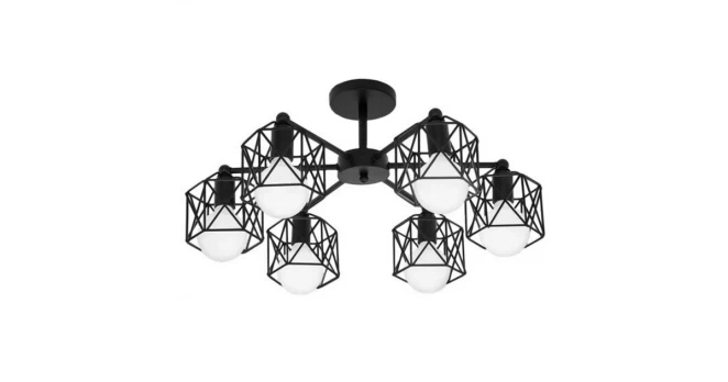 Pakabinamas Šviestuvas „Loft Black“