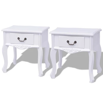 Spintel? prie lovos, 2 vnt., mdf, balta