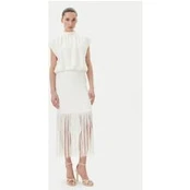 Bruuns Bazaar Kokteilinė suknelė Pentzia Malisa BBW4432 Balta Regular Fit