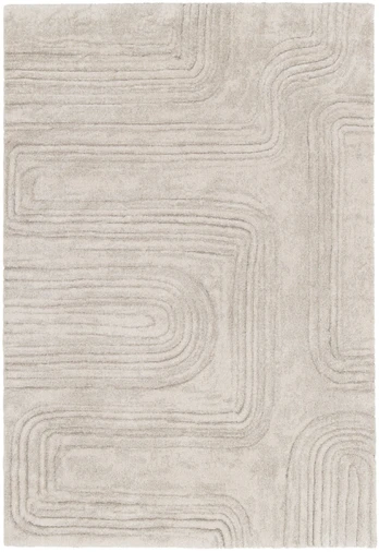 Kilimas Dune, 200 x 290 cm, 100% perdirbtas poliesteris, kreminis
