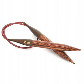 Knitpro mediniai virbalai su valu 40cm - Ginger - 12,0