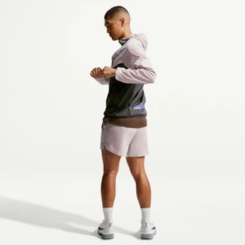 Nike Stride Men's Repel Running Jacket College Grey/ Anthracite - Dydis M (IU3713-009 Striukės)