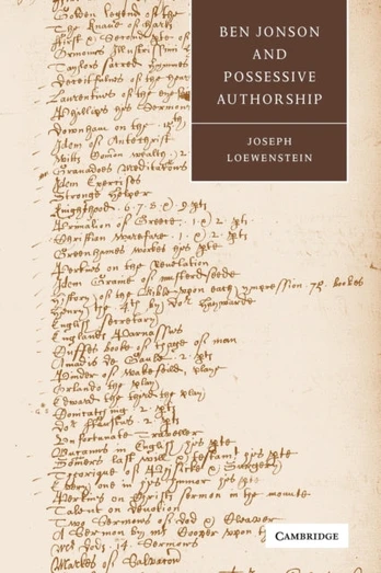 Ben Jonson and Possessive Authorship