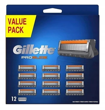 Gillette Fusion 5 Proglide (12 gab) + pen