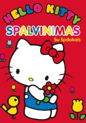 Hello Kitty. Spalvinimas su lipdukais kaina