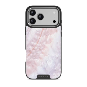 Mermaid Crown - Sea Shell iPhone 17 Pro Max Case, Elite Dark (MagSafe) / Silver