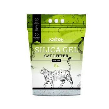 Silikoninis kraikas katėms Saba Aloe Vera 5 L