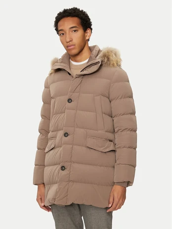 Hetregó Pūkinė striukė Parker 8N436M Smėlio Regular Fit
