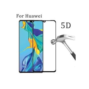 LCD apsauginis stikliukas "5D Full Glue" Huawei P40 lenktas juodas be įpakavimo