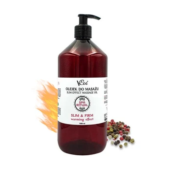 Masažo aliejus VCee Slim Šildantis, 1000 ml