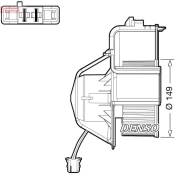Vidaus pūtiklis DENSO DEA05007 kaina