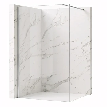Dušo siena Rea Flexi Transparent / Chrome 110